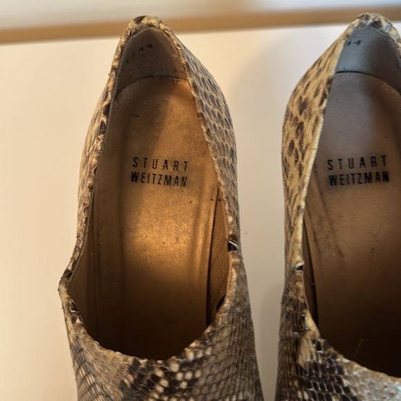Stuart Weitzman snakeskin ankle boots - Picture 6 of 7